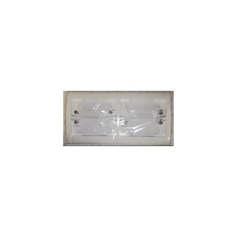 Sagane Opalis 085007 Plaque horizontale 2 Postes blanc - Legrand
