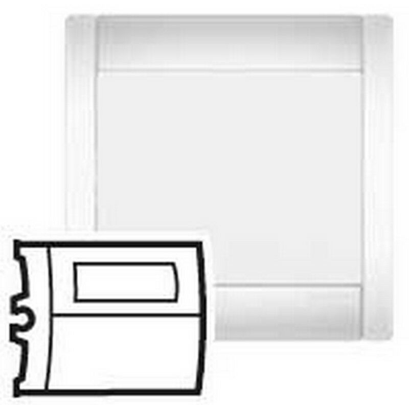 085603 - Enjoliveur sagane opalis - va-et-vient et Poussoir porte-…tiquette - Legrand