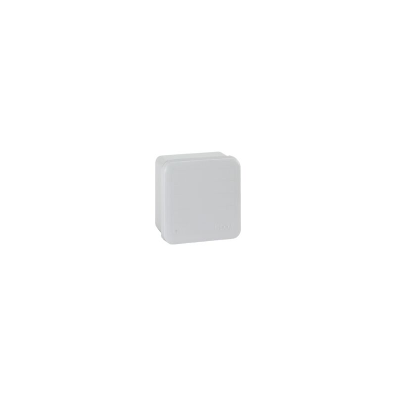 Legrand - LEG92011 boîte carrée étanche plexo face lisse IP55/IK07 650°C 80 x 80 x 45 gris