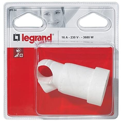 Legrand 093904 Spina femmina 16A 230V 3680W 2P+T con ghiera in plastica