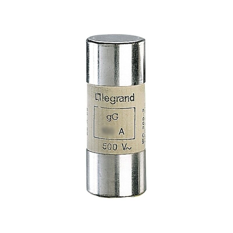 15180 Cartouche industrielle cylindrique typeaM 22x58mm avec percuteur - 80A - Legrand