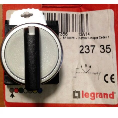 Legrand 23735 - Osmoz complet non lum - bouton Tournant à levier - 3 poSitions