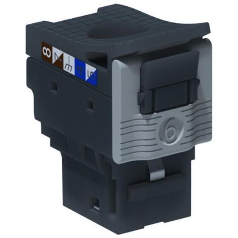 Legrand 24 PRESE CAT 6 UTP LCS3 KEYSTONE TOOLLESS RJ45 NERO