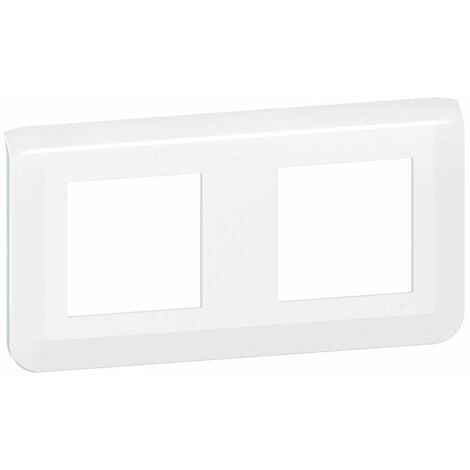 LEGRAND 277804L Plaque mosaïque 2x2 modules horizontaux, blanc