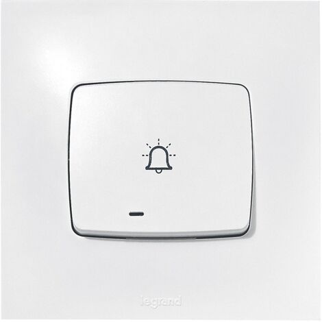 Legrand 3414970994493 Interrupteur poussoir blanc moderne