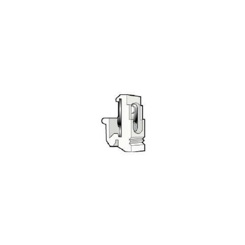 

Legrand 36460 - 100 x Fixocap para fijar tornillos M4. equipo EN60715 carril Asym