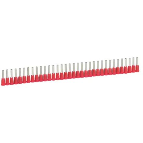 Legrand 37663 Starfix-Verdrahtungsendkappe (250 Stück) – für Leiterquerschnitt 1 mm≤ – rot