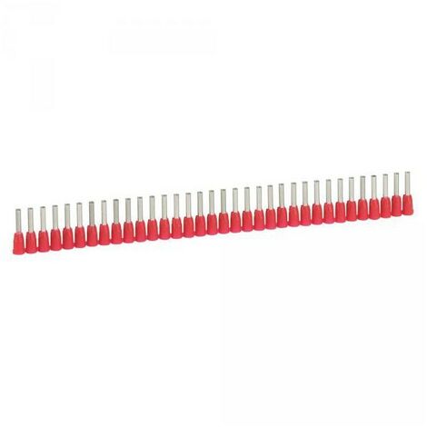Legrand 37663 Tapa terminal de cableado Starfix (250uds) - para conductores de sección 1 mm≤ - rojo