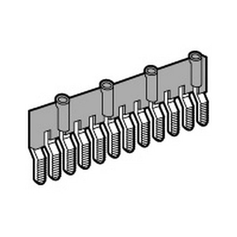 39420 Connection comb for 12 Viking 3 terminal blocks with screws - pitch 6 mm - Legrand