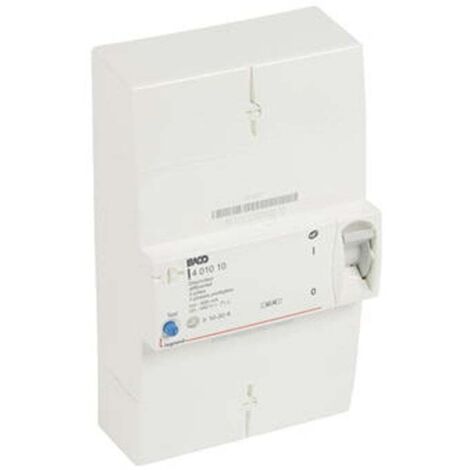 Legrand 401010 Interruptor automático diferencial Enedis tetrapolar instantáneo 500mA - 30A