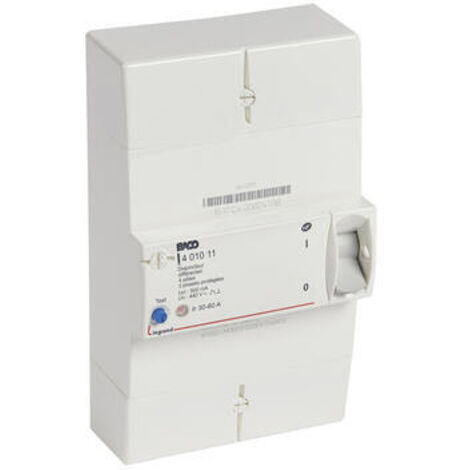 Legrand 401011 - Interruttore automatico di connessione EDF - BACO - Istantaneo 500 mA differenziale - 4P 60A