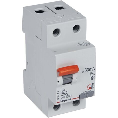 LEGRAND 402056  Diferencial vivienda LEXIC 2P, 230V, 30mA, 25A, tipo AC