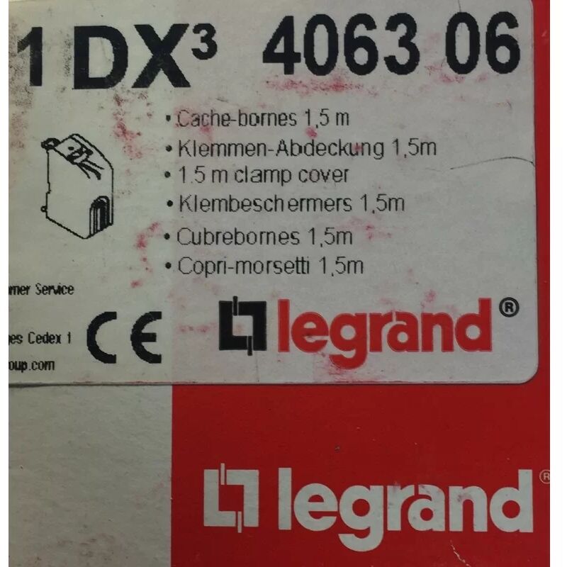 

406306 - Cubierta de terminales para los productos DX - Legrand