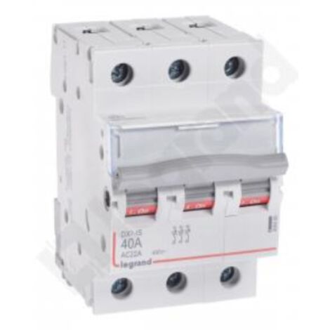LEGRAND 406466 DX3 KIPPSCH. EN 3P 40 A