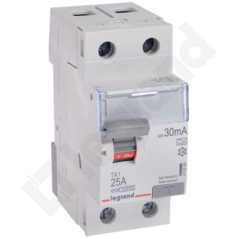 Legrand 411559 TX3 FI 25A 2 polos 30mA blanco