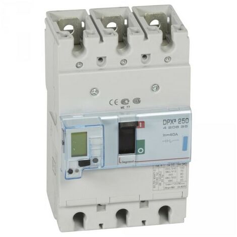 Legrand 420635 Disjoncteur puissance dpx≥ 250 - 40A 3P 70kA - électronique