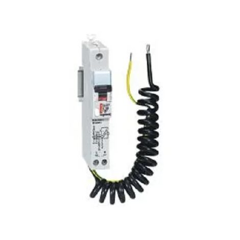 Legrand 606400 Disjoncteur Différentiel 1P C10 typeAC 30mA 10kA DX 6000 240V - gris