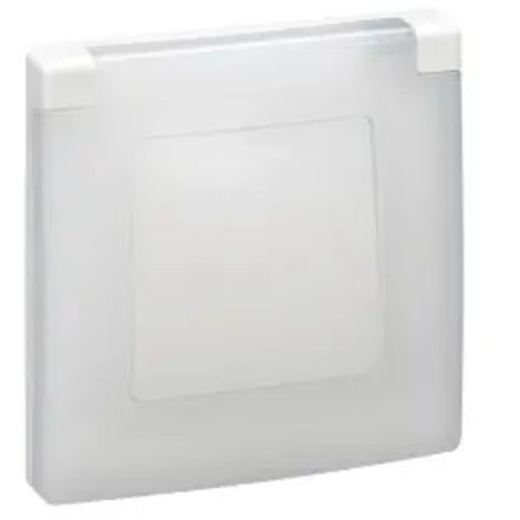Legrand 665000 Plaques 1 poste Niloé - IP44 - IK07 - finition Pur