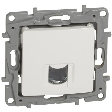 Legrand 665177 - Prise RJ 45 Niloé - tél, info - FTP - Cat. 5 - Pur