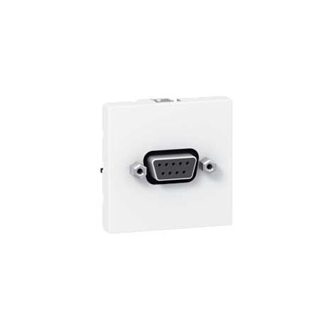 Legrand 78765 -Prise SUB D Prog Mosaic - pour liaison série type RS 232 à visser