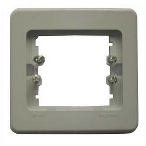 Legrand 85500 - Plaque 1 poste Sagane Plexo grise IP44 IK08