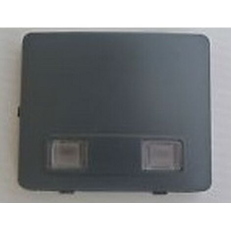 Legrand 86401 - SAGANE Plexo Gris 2 Dedos con LED