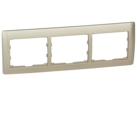 Legrand Abdeckrahmen 771403 3fach waagerecht titanium