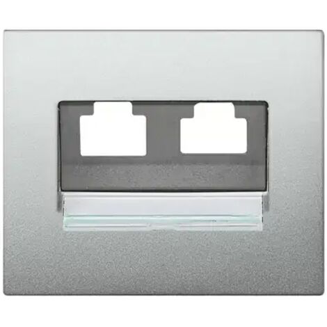 Legrand Abdeckung 771358 RJ45 Galea soft aluminium