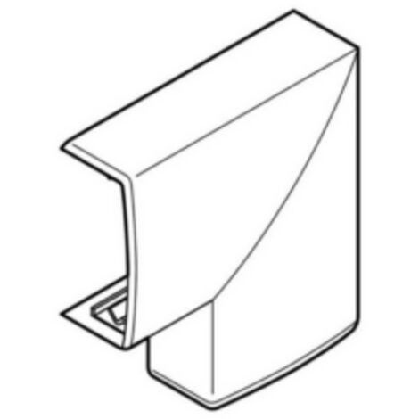 Legrand – Angle plat pour moulure Keva 50mm x 20mm – PVC blanc artic – Angle 90° pour intégration électrique – Accessoire pour goulotte électrique