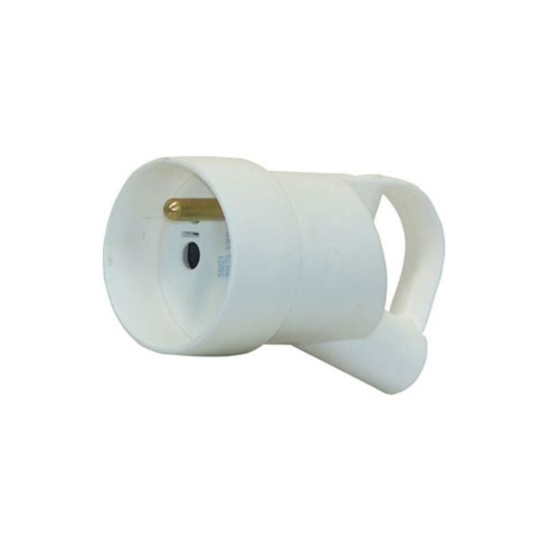 Legrand Annela Fiche Femelle 16a Avec Terre Et Serre-Câble Blanc - 050421