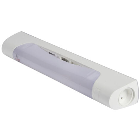 Legrand – Applique de salle de bain Prismaline 470mm – Prise rasoir – Indice de protection IP24 – Résistance aux chocs IK04 – Polypropylène-polycarbonate