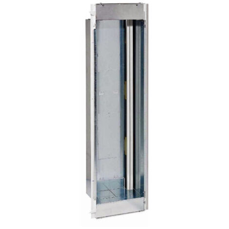 Legrand – Bac d'encastrement en métal 13 modules – Pour coffret électrique 3 rangées – Dimensions 271x978x166mm – Résistance IK07