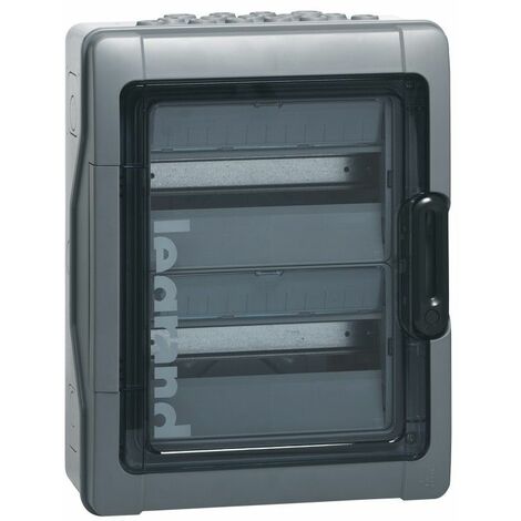 Legrand – Boîte de dérivation étanche Plexo³ IP 65 – 2 rangées de 12 modules – Auto-extinguible – Matériau polystyrène – 601832