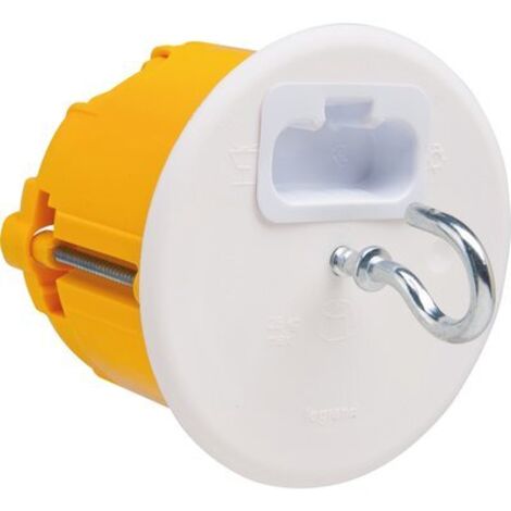 Legrand – Boîtier de protection pour prise électrique DCL Ø 67mm profondeur 50mm – Couvercle DCL – Crochet pour cloison sèche