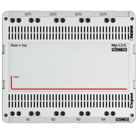 Legrand BTicino F441 répartiteur audio vidéo modulaire 6 modules