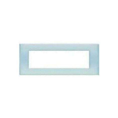 Legrand/bticino – Piastra 7 Moduli Blu opalino
