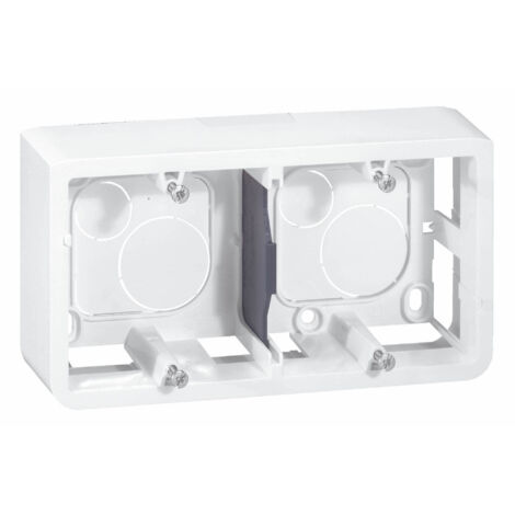 LEGRAND - Cadre mosaïc 4 modules 40mm blanc