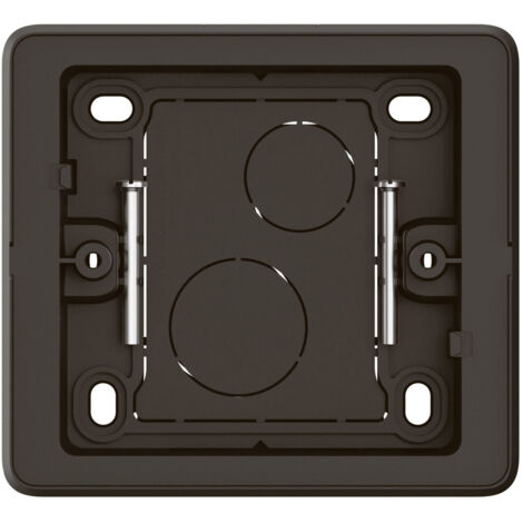 Legrand – Cadre saillie Céliane 1 poste noir – Hauteur réglable 27/40 mm – Pour moulure 20x12,5 mm – Installation intérieure professionnelle