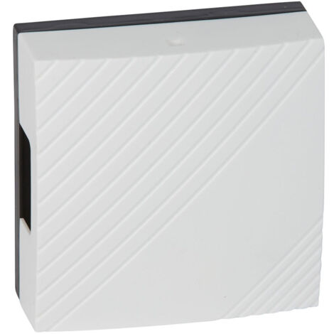 Legrand – Carillon électromécanique 110V-230V 50Hz-60Hz 2 tons – Niveau sonore 75 dB – Installation en saillie ou encastrée – Certifié NF USE