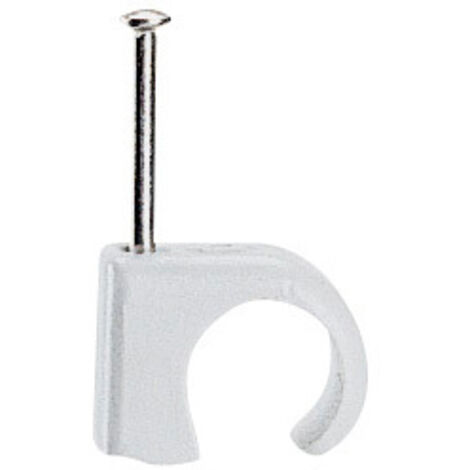 Legrand - Cavaliers Multifix x 100 souples - Pour câble Ø5mm à Ø7 mm - Gris