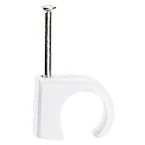 Legrand - Lot De 20 Cavaliers Multifix Souples - Pour Câbles Ø 14 à 20 Mm - Blanc - Fixation Rapide Pour Rangements Câbles - 11