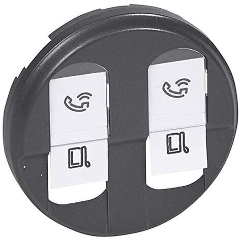 Enjoliveur Céliane - Titane-Prise RJ 45 double