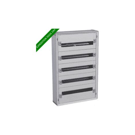 Legrand – Coffret électrique nu isolant XL³ 160 – 5 rangées – 120 modules – IP43 – Châssis extractible – LEG401805