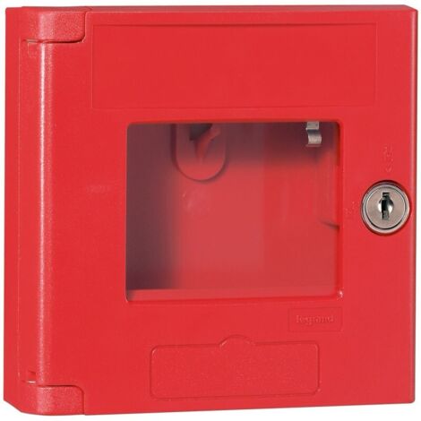 Legrand Coffret de sécurité rouge compact 125x125x45 mm