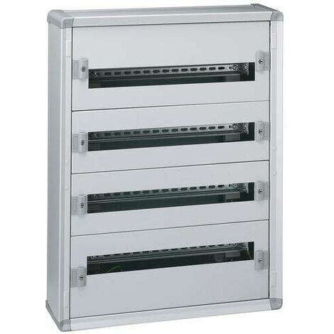 Legrand – Coffret électrique nu 4 rangées 750x575x147mm – 96 modules – IP43 – Montage saillie – Acier robuste pour installations électriques
