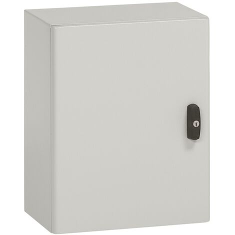 Legrand – Coffret électrique nu métal IP66 IK10 – Dimensions 500 x 400 x 250 mm – Protection contre agents climatiques – Verrou double barre
