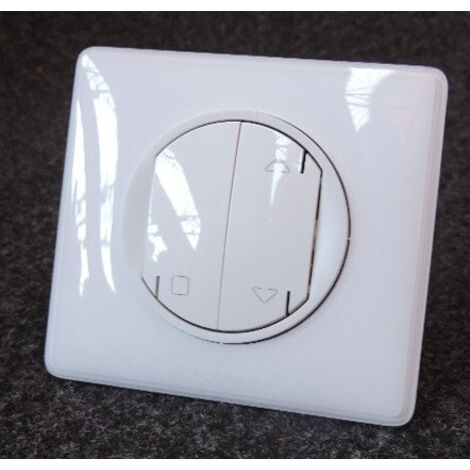 Legrand – Commande de volet supplémentaire sans fil blanc – Prêt à poser – Compatible avec système BUS SCS – Installation facile – IP20