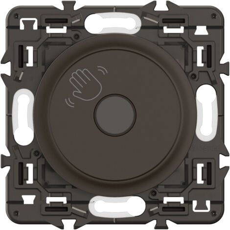 Legrand - Commande sans contact 200W LED Céliane - Enjoliveur Noir et support