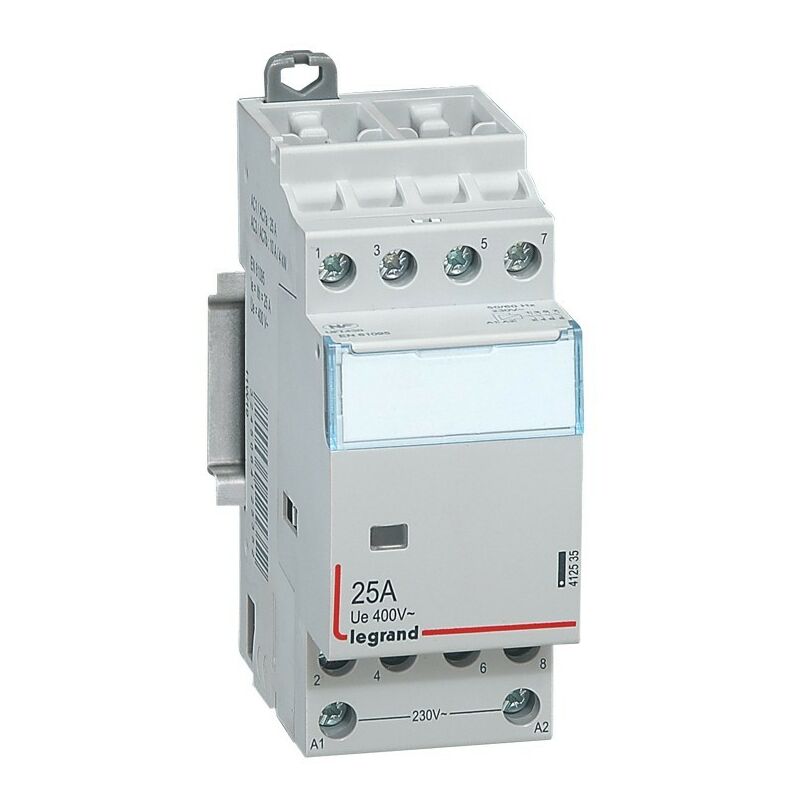 

Contactor 4P 25A 4NA 230V 2 módulo Legrand CX3 412535