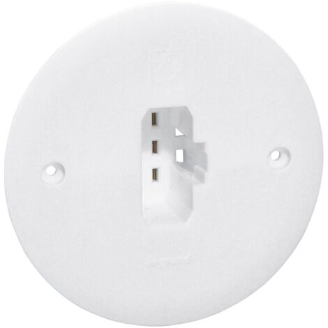 Legrand - Couvercle pour branchement de lustre Batibox plaque de plâtre